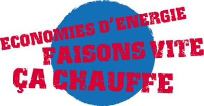 Logo de Campagne de l'ADEME contre le réchauffement climatique / Motto of the ADEME's campaign against the global warming