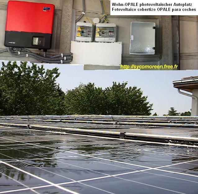 Wohn-OPALE photovoltaische Garage von Sycomoreen
