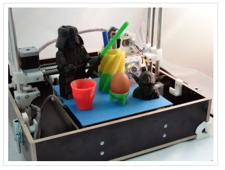l'imprimante 3D "TOBECA" par RepRap Diffusion / Adrien GRELET