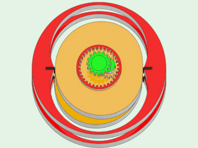 Rotary engine with trochoidal kinematics (RTK) by Yves SAUGET