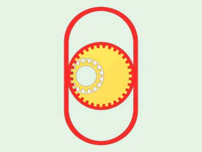 máquinas con Cinematica de Cicloides y rombos deformables por Yves SAUGET