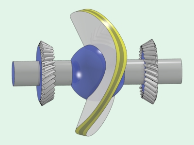 Moteur Wankel Sphérique Double (WSD) rotatif par Yves SAUGET