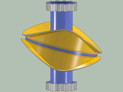 Moteur Wankel Sphérique Double (WSD) rotatif par Yves SAUGET