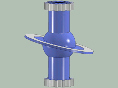 Double Spherical Wankel (DSW) rotary engine by Yves SAUGET