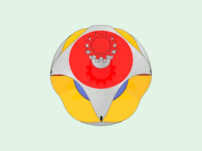 Machine et moteur sphériques spéciaux par Yves SAUGET