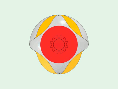 Spherical rotary engine and special machine by Yves SAUGET